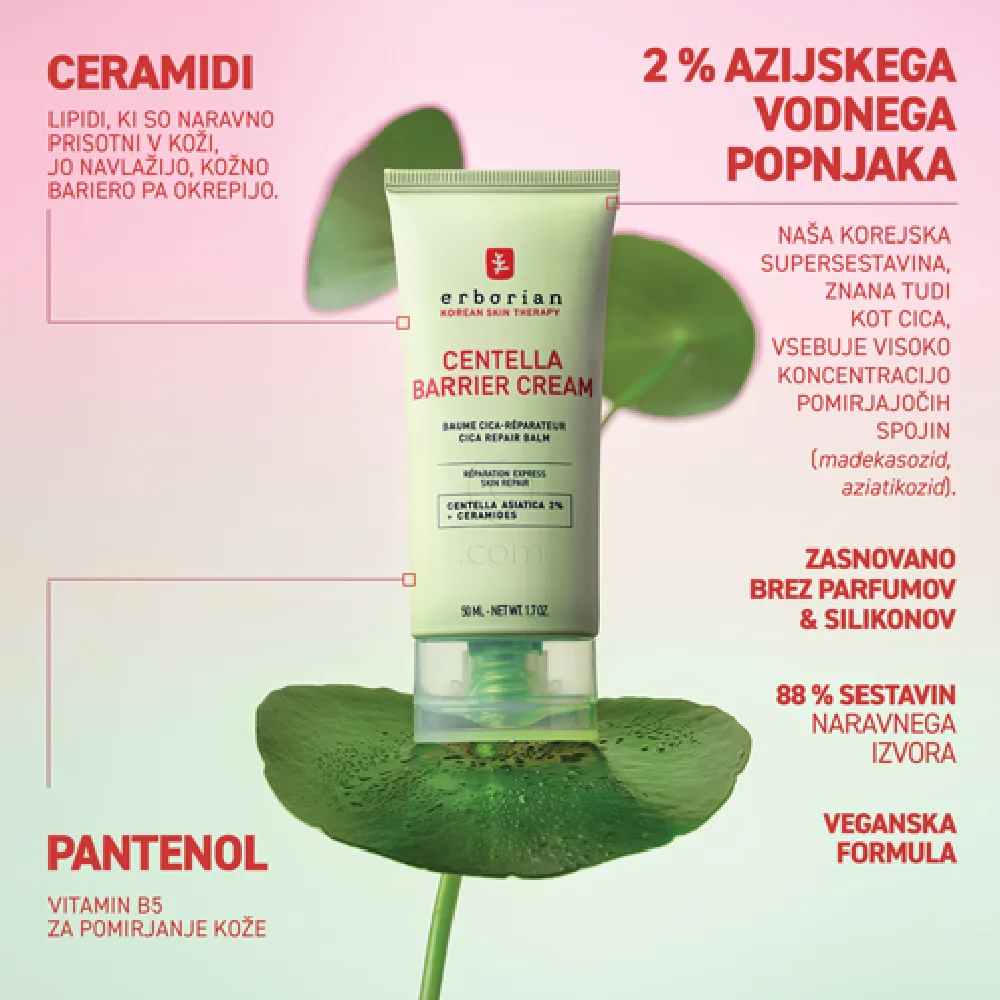 Erborian Centella CICA, zaščitna krema (50 ml)